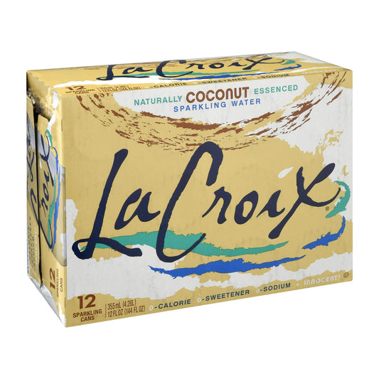 Lacroix Sparkling Water - Coconut - Case Of 2 - 12 Fl Oz.