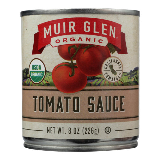 Muir Glen Organic Regualr Tomato Sauce - Case Of 24 - 8 Fl Oz