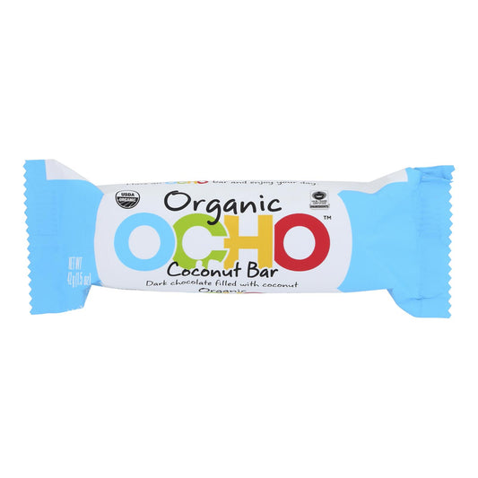 Ocho Candy - Candy Bar Coconut - Case Of 12-1.5 Oz