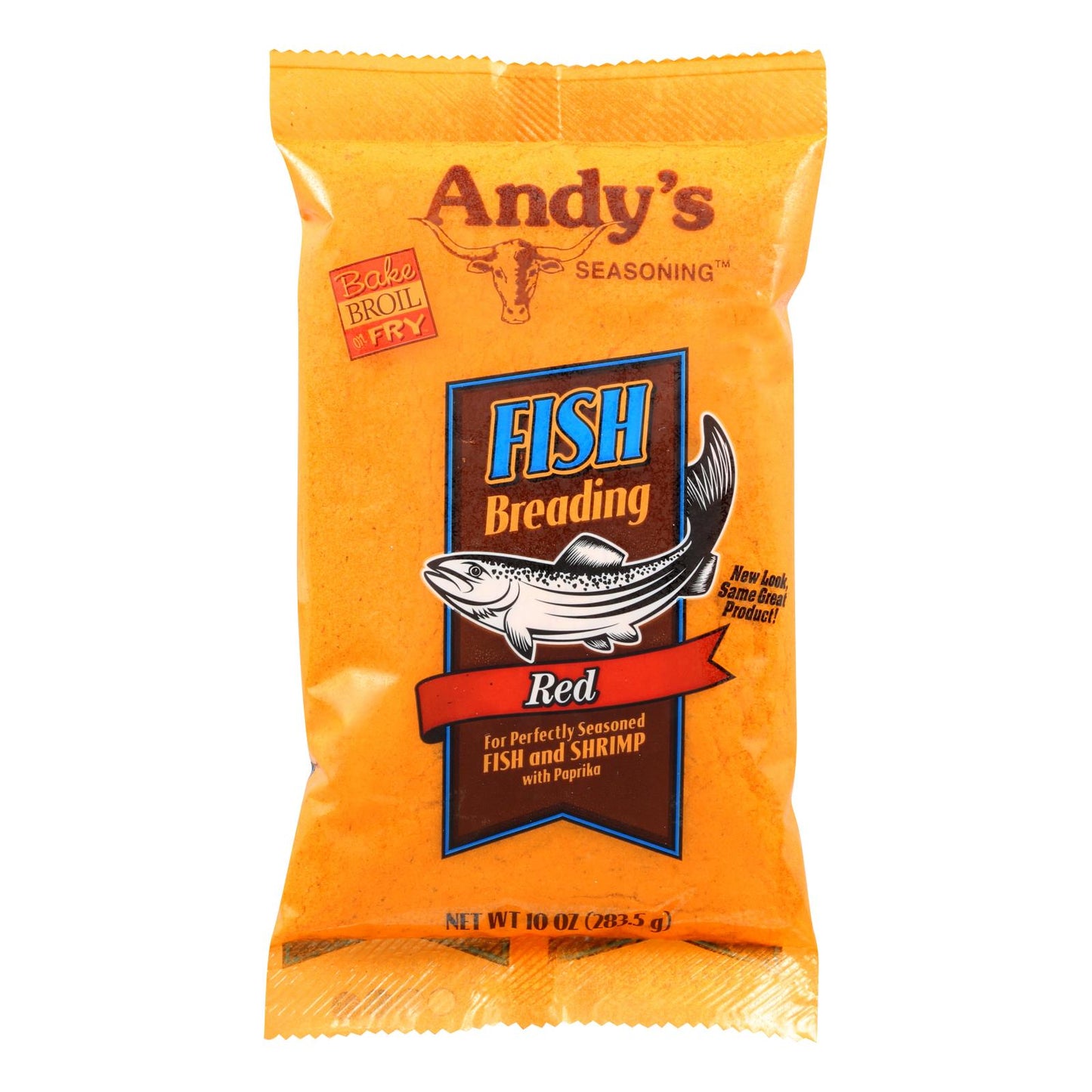 Andys Batter - Fish - Red - Case Of 12 - 10 Oz