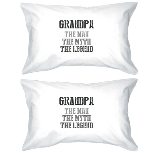 Legend Grandpa Pillowcases Standard Size Pillow Covers Family Gift