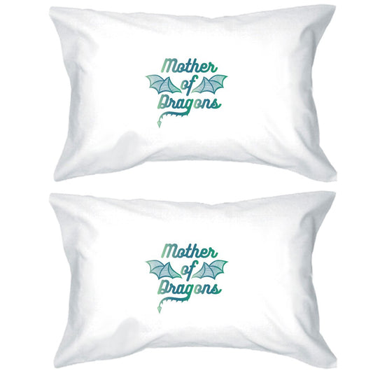 Mother Of Dragons Pillowcases Standard Size Pillow Cover For Mom