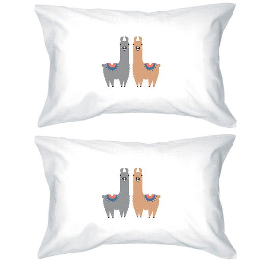 Llama Pattern Pillowcases Standard Size Decorative Pillow Covers