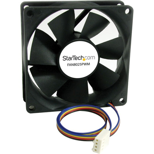 StarTech.com 80x25mm Computer Case Fan with PWM - Pulse Width Modulation Connector