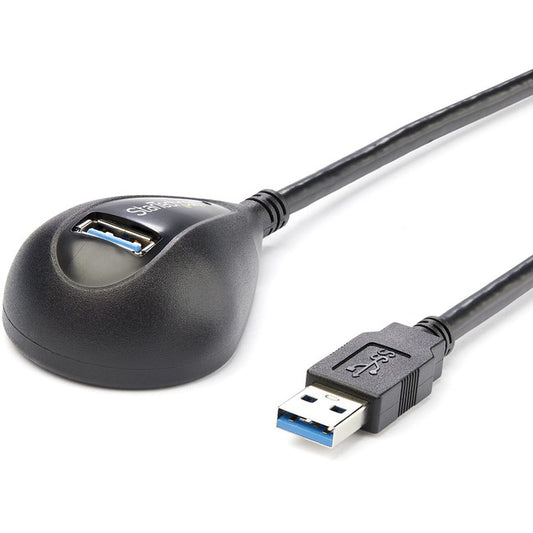 StarTech.com 5 ft Black Desktop SuperSpeed USB 3.0 Extension Cable - A to A M/F