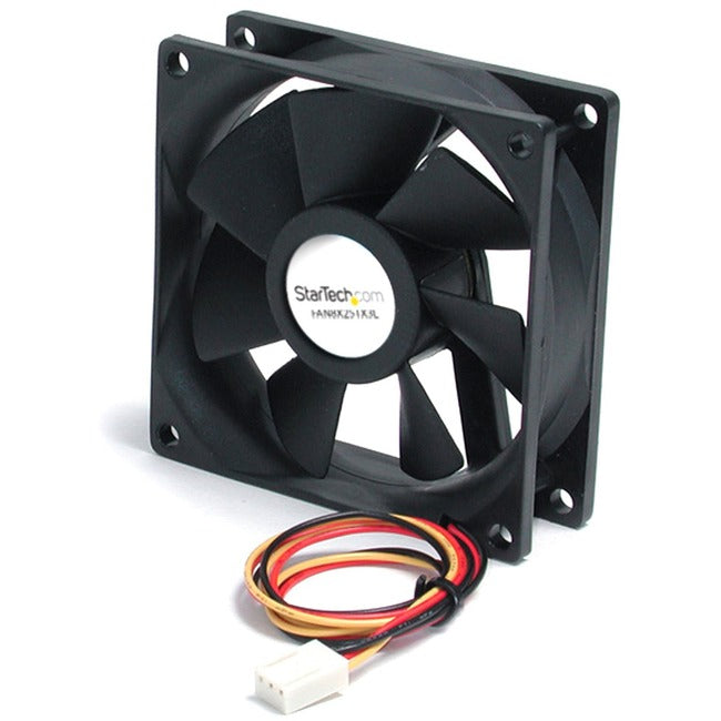 StarTech.com 80x25mm Ball Bearing Quiet Computer Case Fan w/ TX3 Connector - Fan Kit