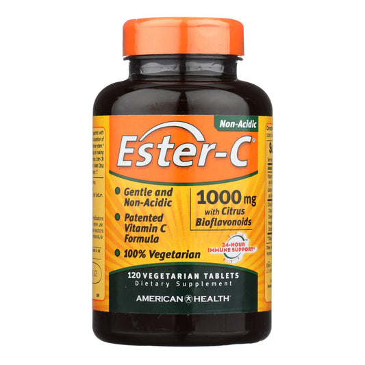 American Health - Ester-c With Citrus Bioflavonoids - 1000 Mg - 120 Vegetarian Tablets