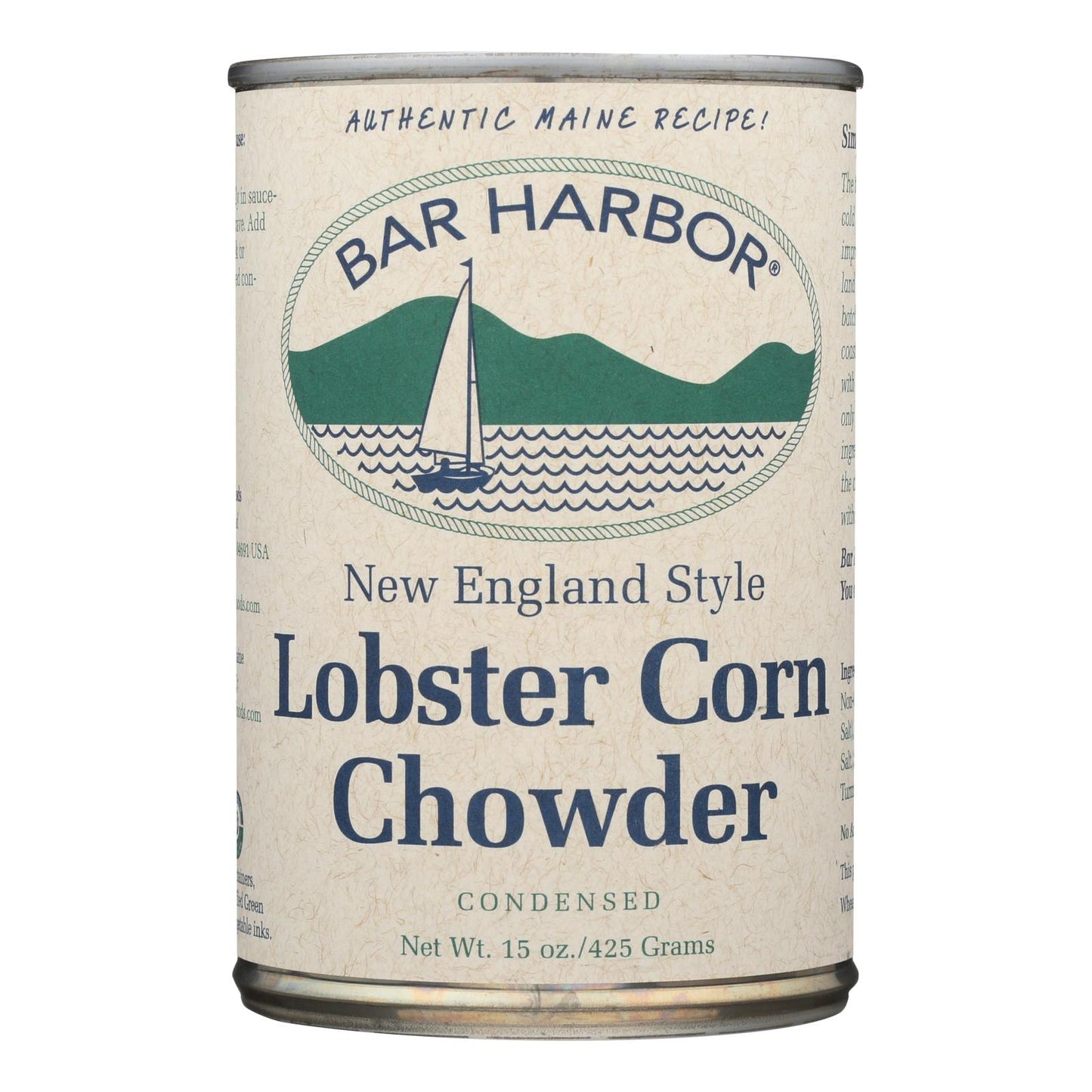 Bar Harbor - Lobster Corn Chowder - Case Of 6 - 15 Oz.