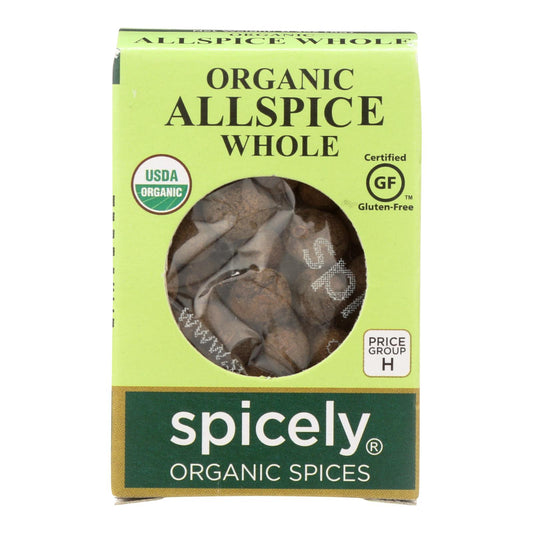 Spicely Organics - Organic Allspice - Whole - Case Of 6 - 0.3 Oz.