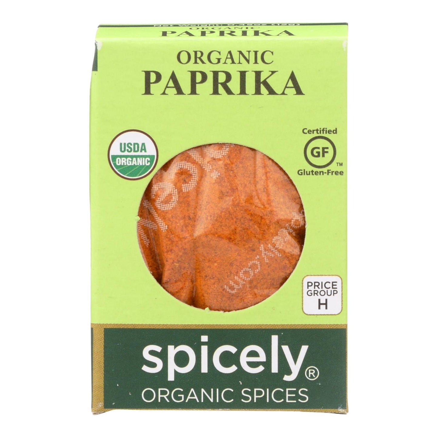 Spicely Organics - Organic Paprika - Case Of 6 - 0.45 Oz.