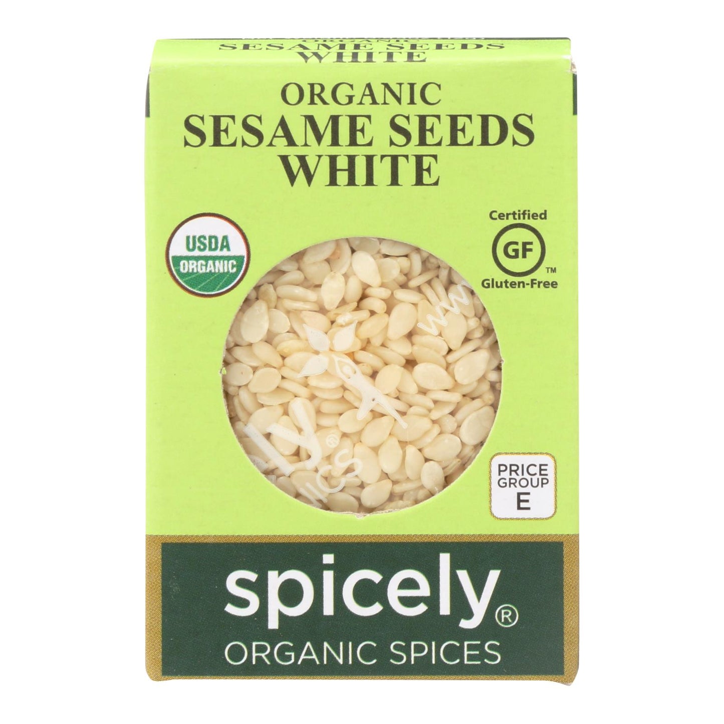 Spicely Organics - Organic Sesame Seed - White - Case Of 6 - 0.45 Oz.